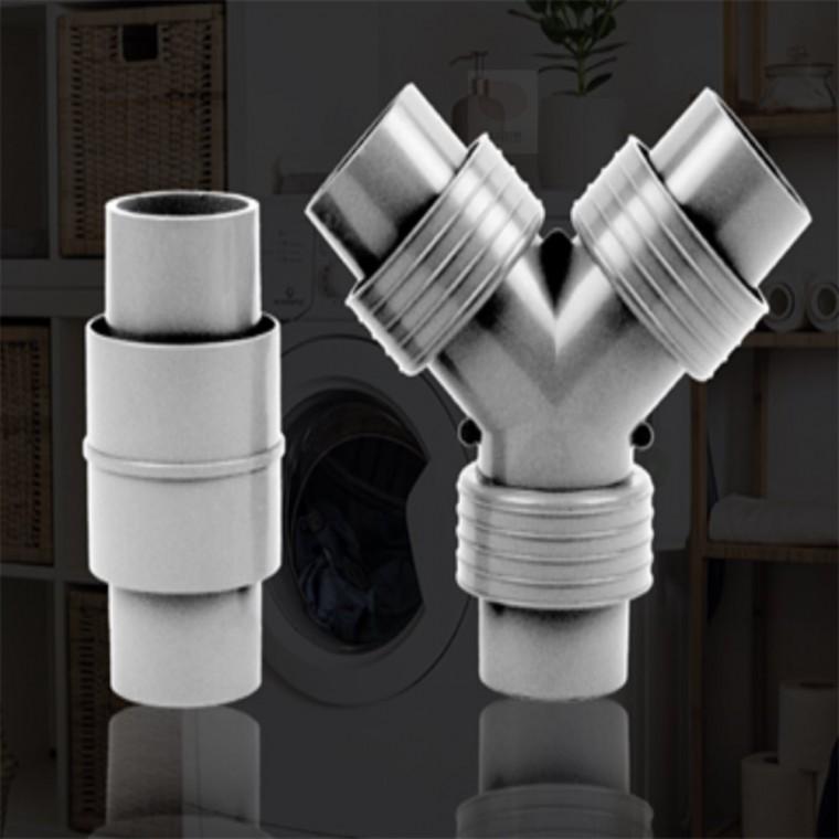 세탁기호스 분배기 38mm 호스연결커넥터 배수호스연결 호스연결캡