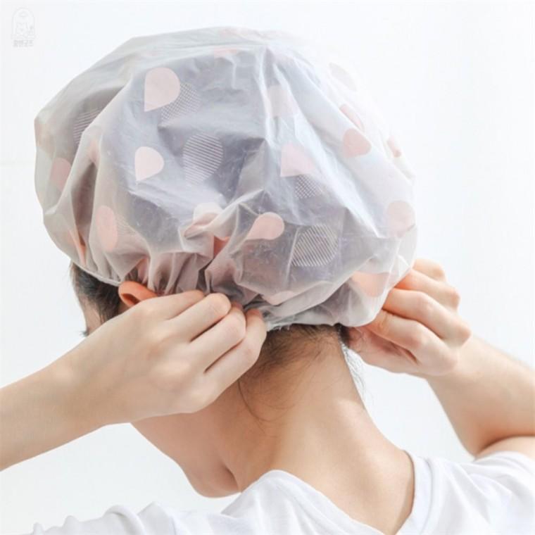 샤워캡 비닐캡 비닐헤어캡 샤워헤어캡 모발관리 방수헤어캡