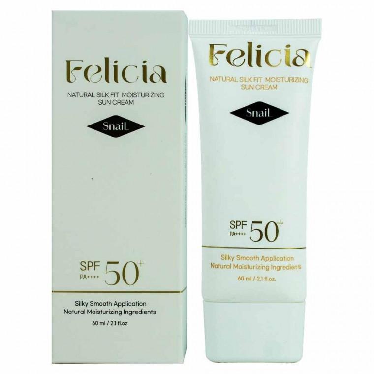 펠리샤 내추럴 실크 핏 스네일 선크림 60ml SPF50+ PA++++(096312)
