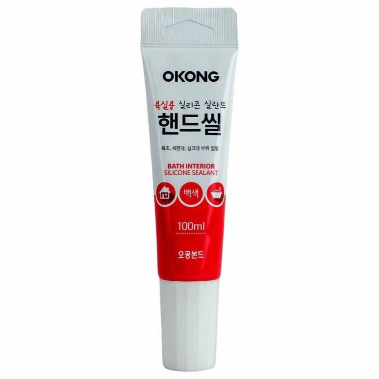 오공 욕실용 실리콘 핸드씰 백색 100ml(521594)