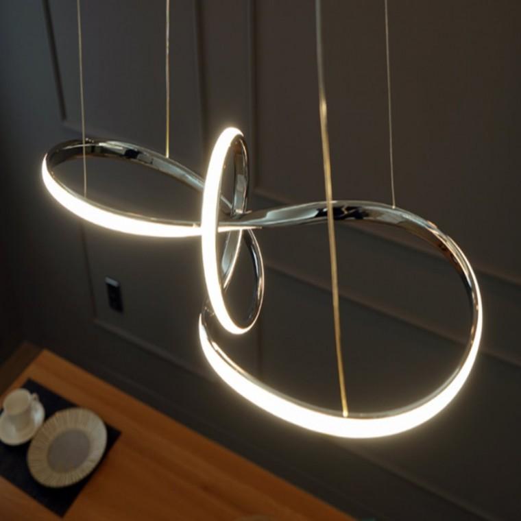 리본실버 600 LED 펜던트 카운터조명