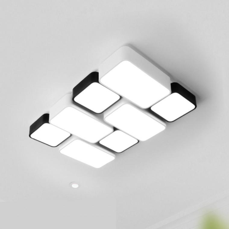 블록 8등 단색 LED 거실등 작은방등