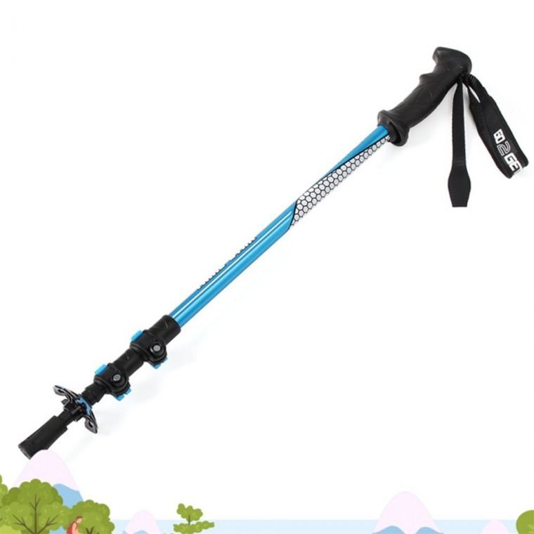 3단 길이조절 등산스틱 135cm 블루 3단트레킹스틱