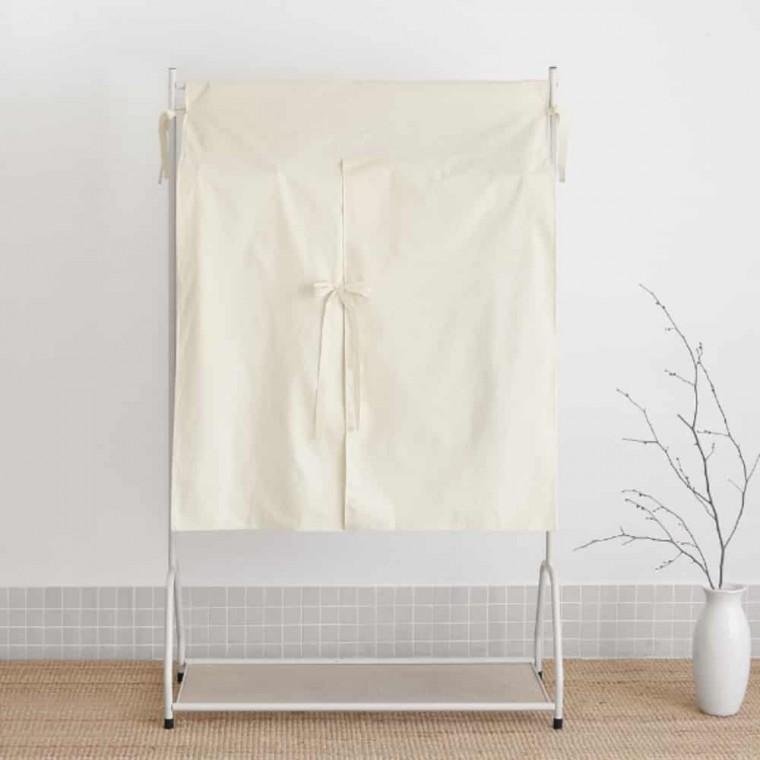 행거커버 90x120cm 행거가리개 옷장덮개 옷장가리개 옷걸이가리개 옷걸이커버