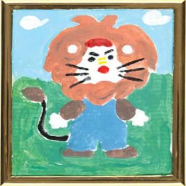 사자 액자 페인팅(소) 미술놀이 그림그리기놀이 액자페인팅 미술체험 미술교구