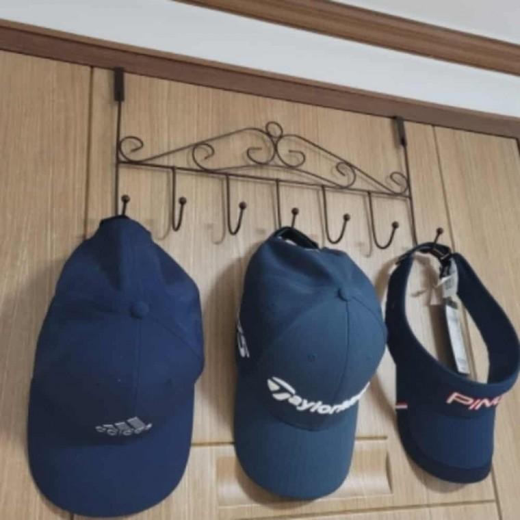 7구 도어행거 블랙 도어후크걸이 도어후크 도어옷걸이 문옷걸이행거 문걸이후크