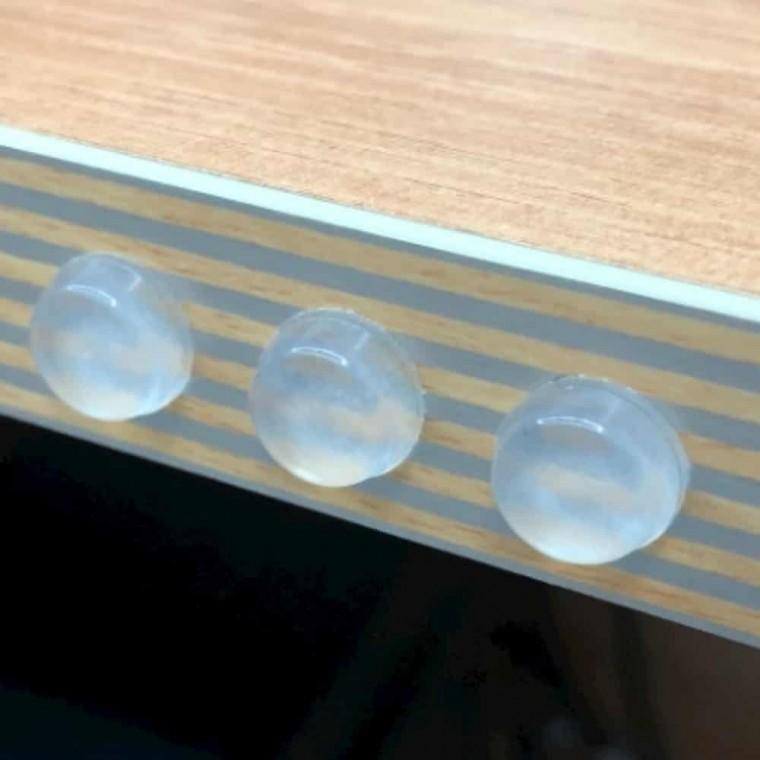 실리콘 스티커 12x4mm 소음방지범퍼 문콕방지 문쾅방지 방문스토퍼 도어충격방지패드