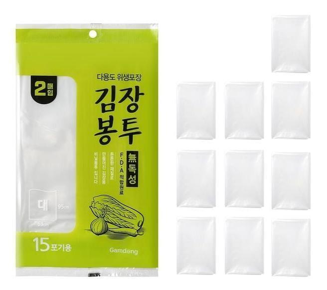 김장봉투 대형 10매 김장비닐 김장비닐봉투