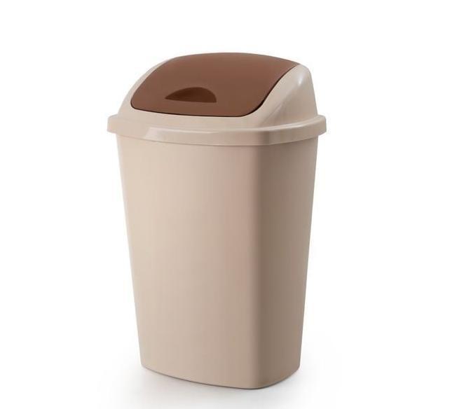 휴지통 50L 원형쓰레기통 스윙휴지통