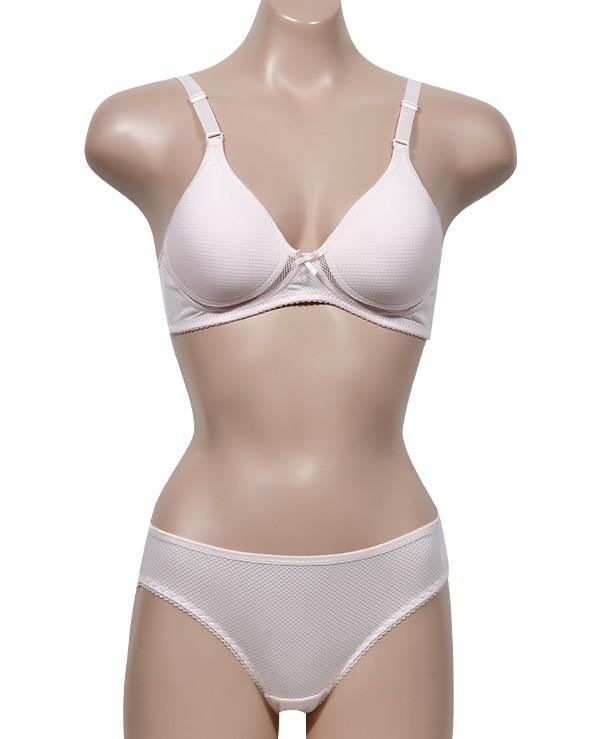 몰드 A컵 팬티세트 노와이어속옷세트 편한여성팬티