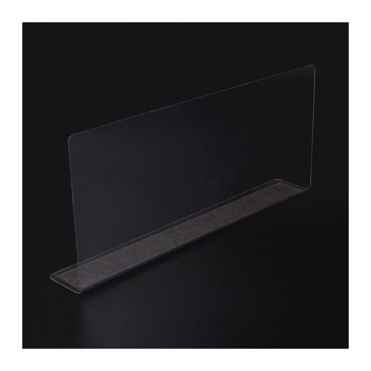 자석 L형 칸막이 정리 1P 투명 분리 28x12cm 간편 이동 구획 서랍