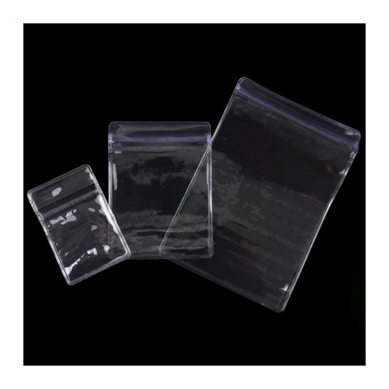 투명 지퍼백 소분 정리 부자재 악세사리 보관 1P PVC 밀봉 파우치