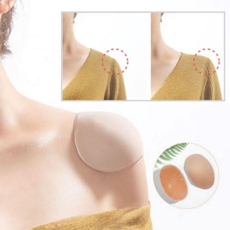 남녀 공용 어깨 뽕 깡패 패드 보정상의 어깨뽕 여성 속옷 남성 밴드 일자 티셔츠 실리콘