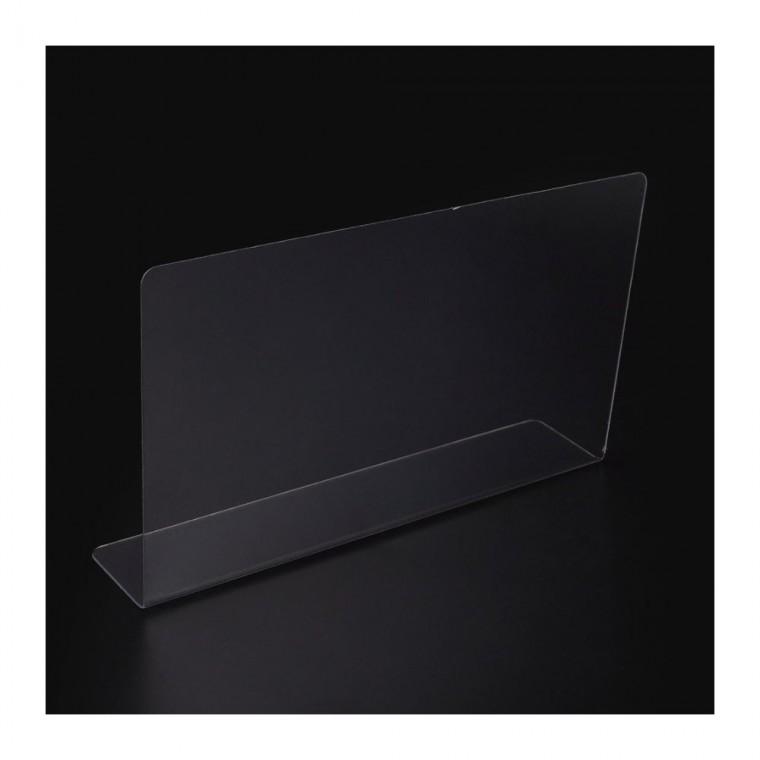 투명 L형 칸막이 배치 공간 서랍 정리 구획 분리 아크릴 1P 20x12cm