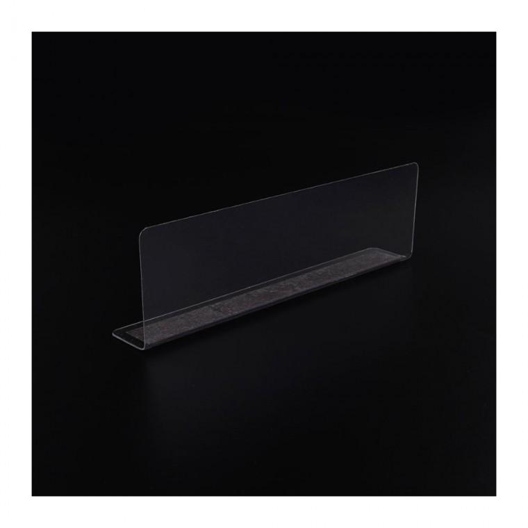 자석 L형 칸막이 정리 분리 서랍 20x6cm 간편 1P 투명 이동 구획