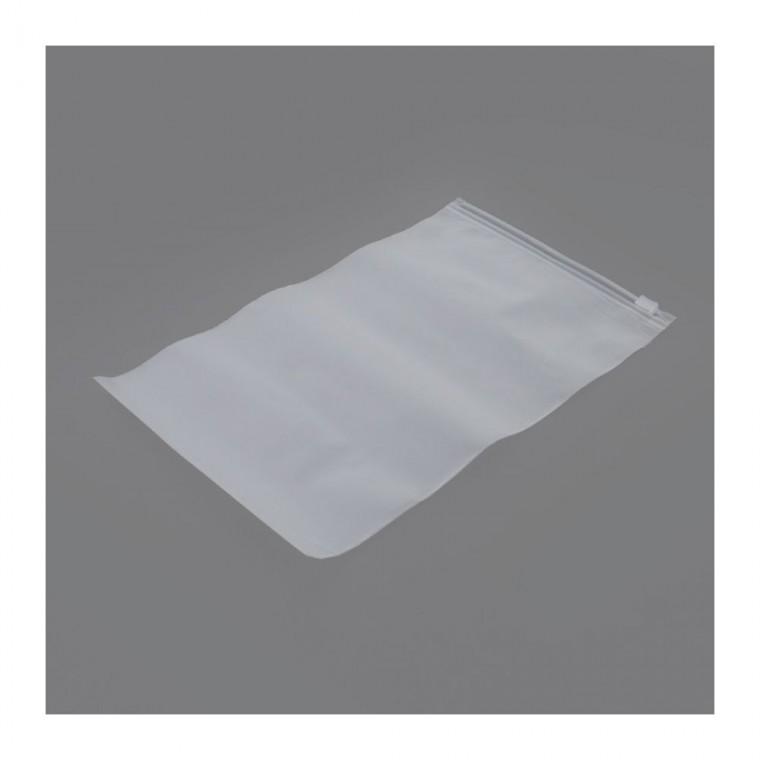 반투명 PVC 지퍼 파우치 서류 여행 문서 화장품 휴대 수첩 17x25cm