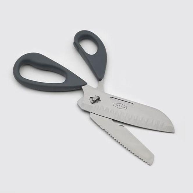 클래딘 주방가위 칼 2 in1 분리형 나이프 가위 23.5cm