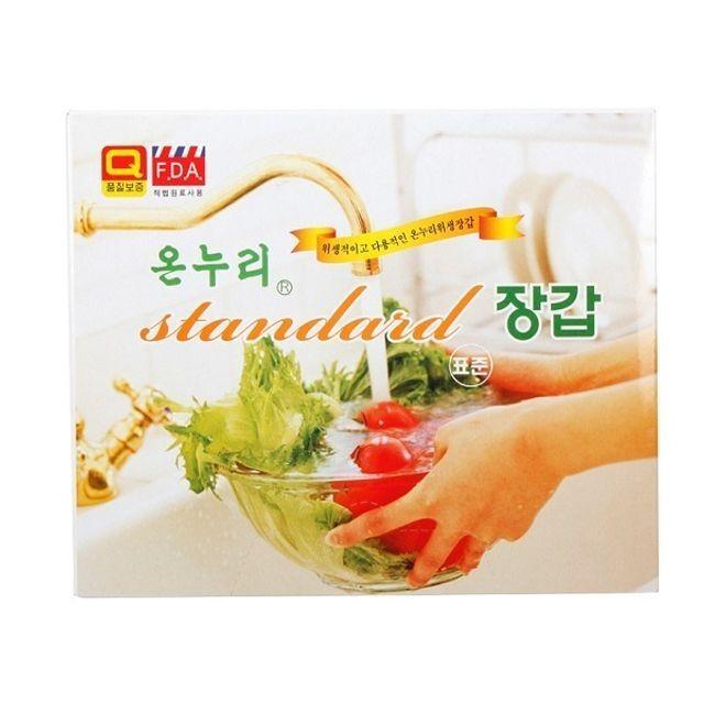 일회용 위생장갑(약24x28cm) 50매입 비닐 주방용