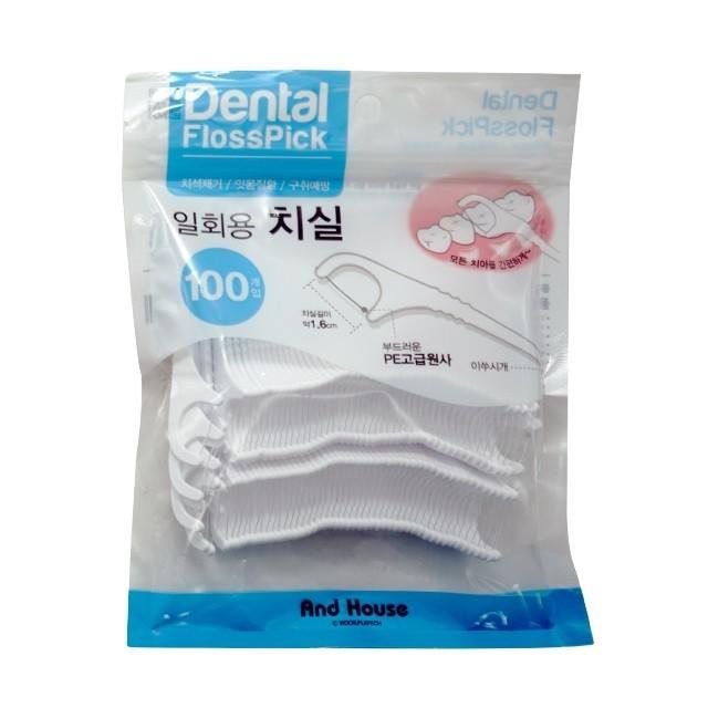 치아사이 일회용 칫솔 1.6cm 100p 음식물 제거