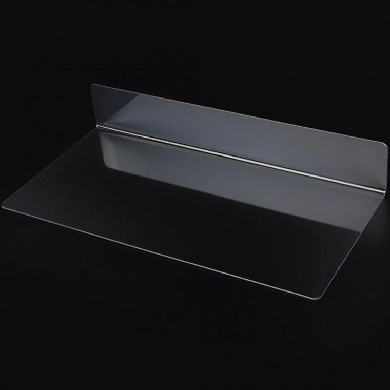 투명 L형 칸막이 분리 공간 정리 서랍 구획 25x12cm 아크릴 배치 1P