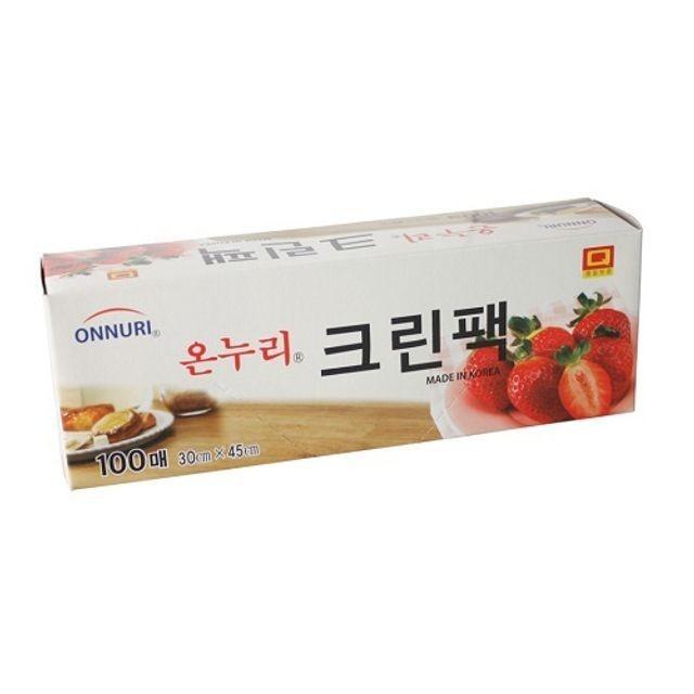 위생크린팩(약30x45cm) 100매입 뽑아쓰는 봉지