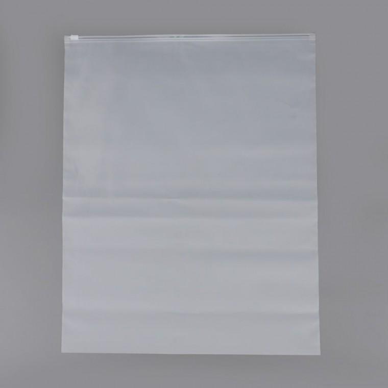 반투명 PVC 지퍼 초대형 파우치 40x50cm 여행 이불 정리 의류 침구 옷