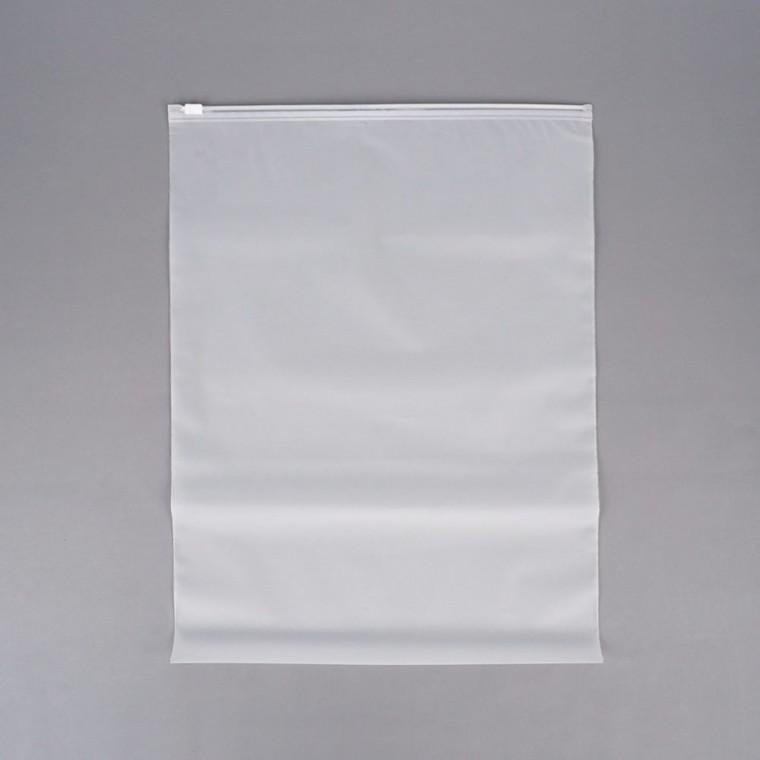 반투명 PVC 지퍼 이불 파우치 의류 옷 정리 30x40cm 여행