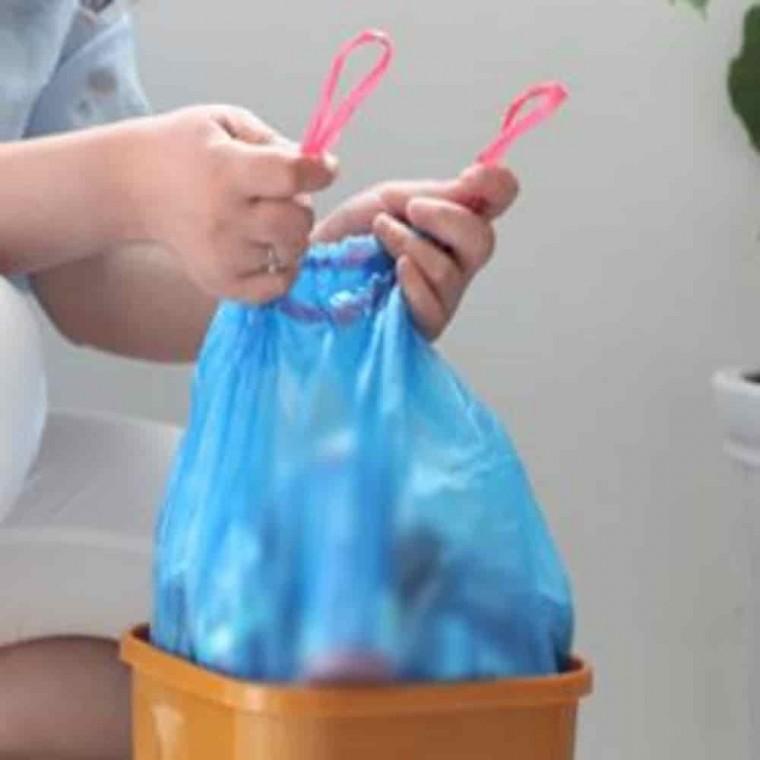자동끈비닐봉지 15매 손잡이비닐봉지 시장비닐봉투 손잡이쓰레기봉투 손잡이봉투 쓰레기비닐봉투
