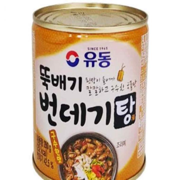 번데기탕 구수한맛 280g 포장마차 맛있는안주 번데기캔 맥주안주 업소용안주