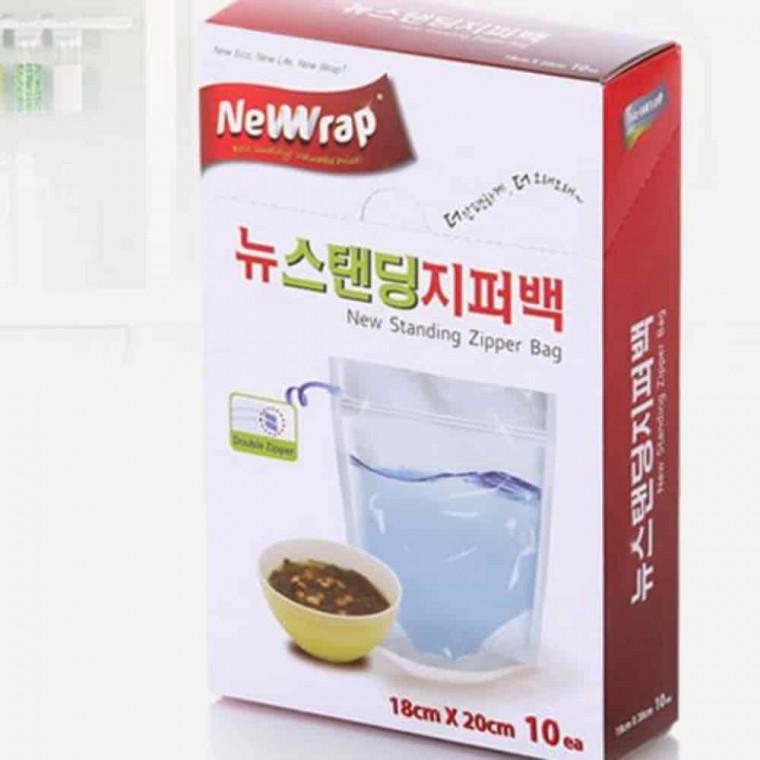 스탠딩 지퍼백 10매 18x20cm 원두포장지 세워지는지퍼백 식품용지퍼백 소스파우치