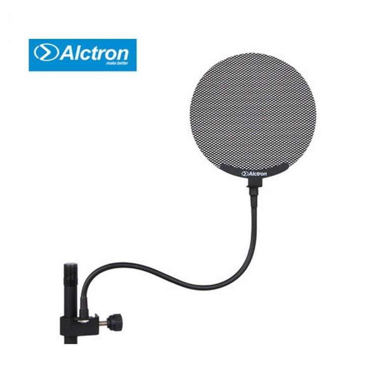 Alctron 메탈 마이크 팝필터 팝스크린 잡음제거 치찰음 차단 방송 녹음