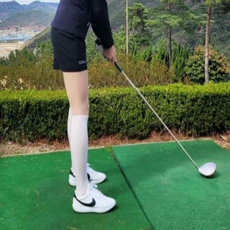 골프 압박 스타킹 라운딩룩 여성골프니삭스 골프니삭스스타킹 여름골프스타킹 골프자외선스타킹