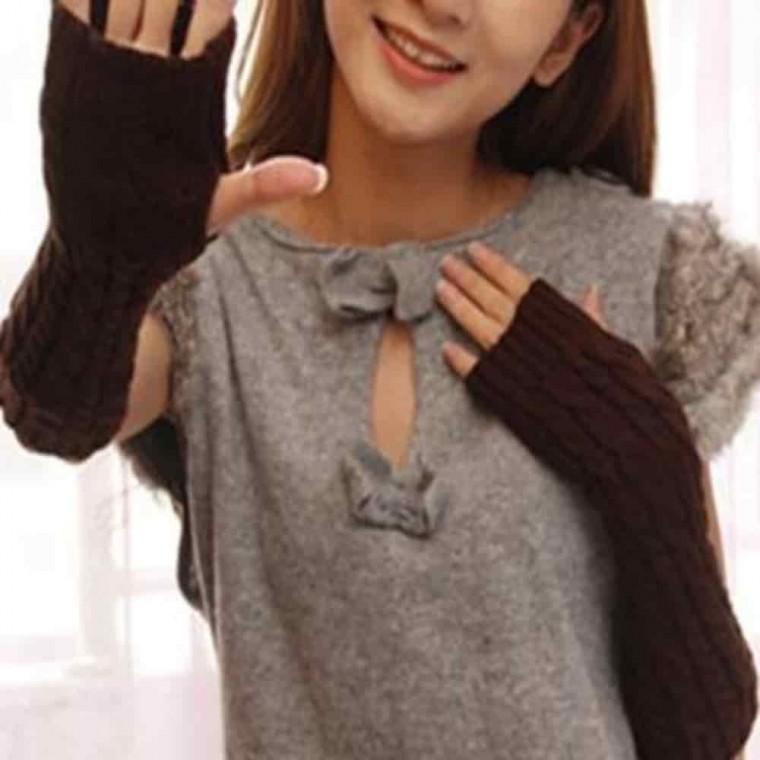 꽈배기 암워머 롱암워머 겨울워머 손가락토시 여성암워머 니트워머