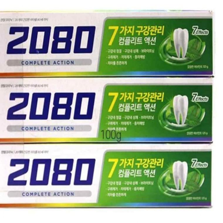 허브민트 치약 120g 3입 상쾌한치약 컴플리트액션 구취제거 민트치약 치태제거