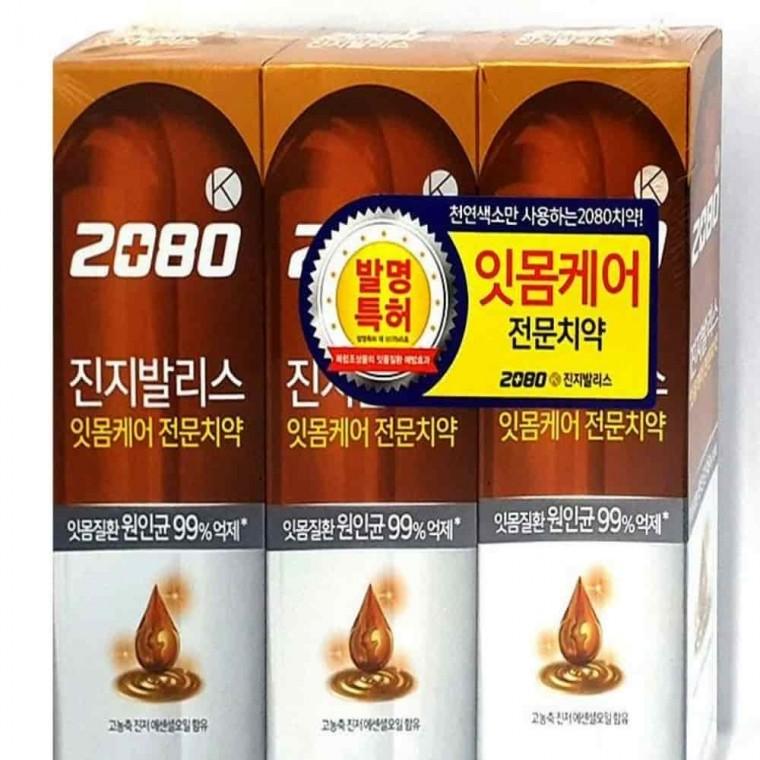 2080 치약 3입 백태치약 구취제거치약 입냄새제거 잇몸치약 2080치약