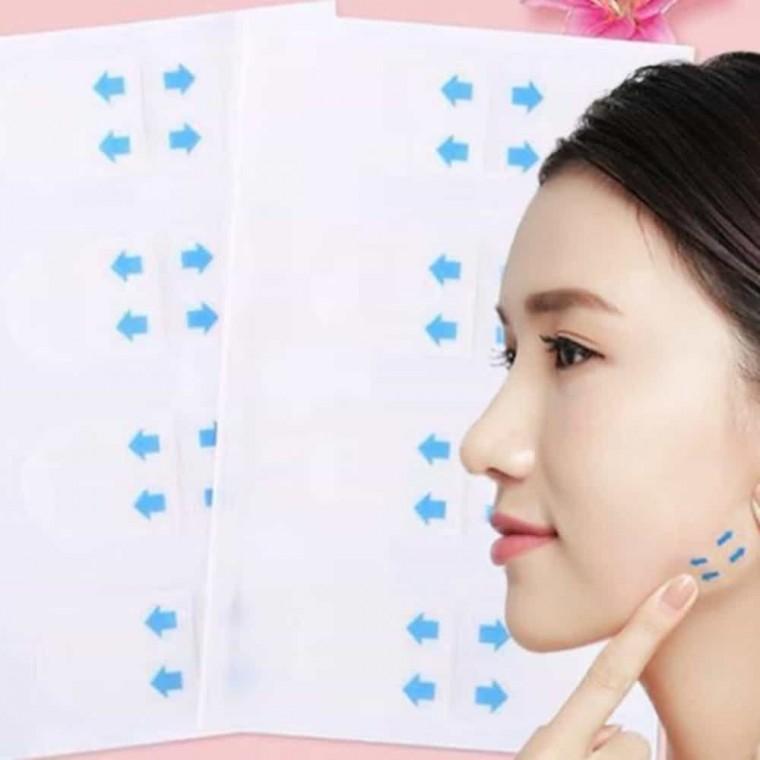 얼굴 페이스 라인 리프팅테이프 브이라인테이프 얼굴리프팅밴드