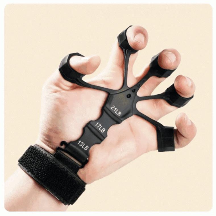 악력기 손가락 재활 훈련 운동 기구 블랙 1+1 hand grip