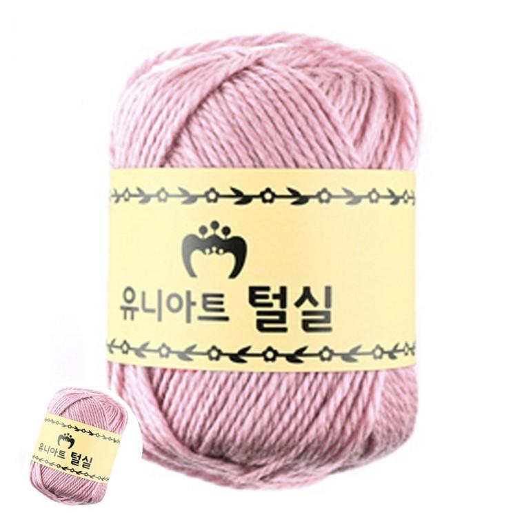 뜨개실 뜨개질 손뜨개질 뜨게수세미 겨울털실 털실 지관실 베이비핑크