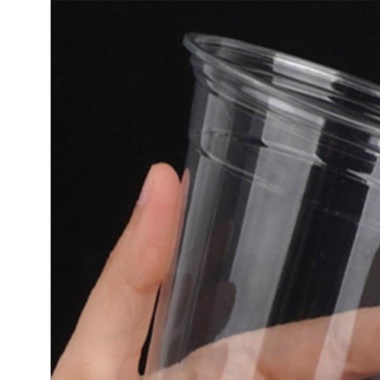 일회용 투명 테이크아웃컵 뚜껑세트 10개입 음료컵 투명테이크아웃컵 카페아아컵