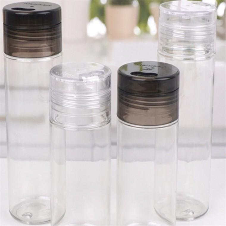 투명 플라스틱 보틀 250ml/300ml (구멍있는입구) 헬스장샤워용품 트래블보틀 물병