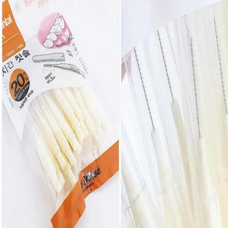 I타입 치간칫솔 0.4mm 치간치실 덴탈용품 일회용치간칫솔 치석브러쉬 치간브러쉬 치간솔 구강위생 구강용품