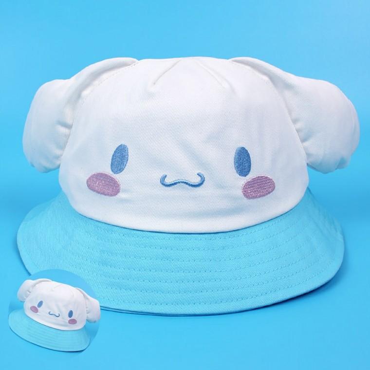 캐릭터모자 키즈모자 키즈버킷햇 유아여름모자 키즈벙거지모자 썬캡 시나모롤 입체 버킷햇