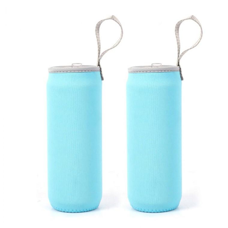 네오프렌 물병 파우치 2개 550ml 스카이 손시림방지커버