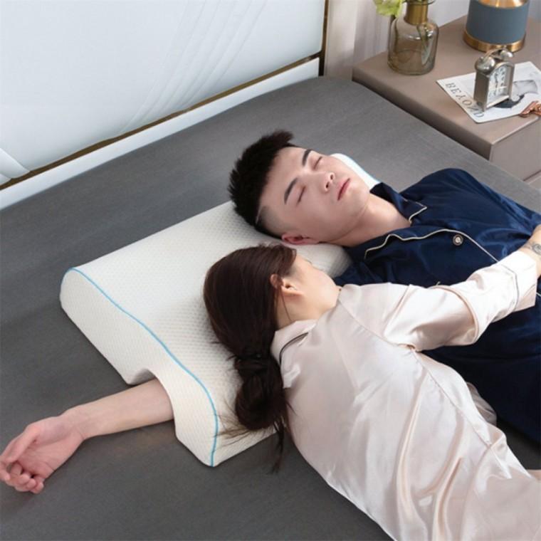 메모리폼 커플 팔베개 2인용 커플잠자리템