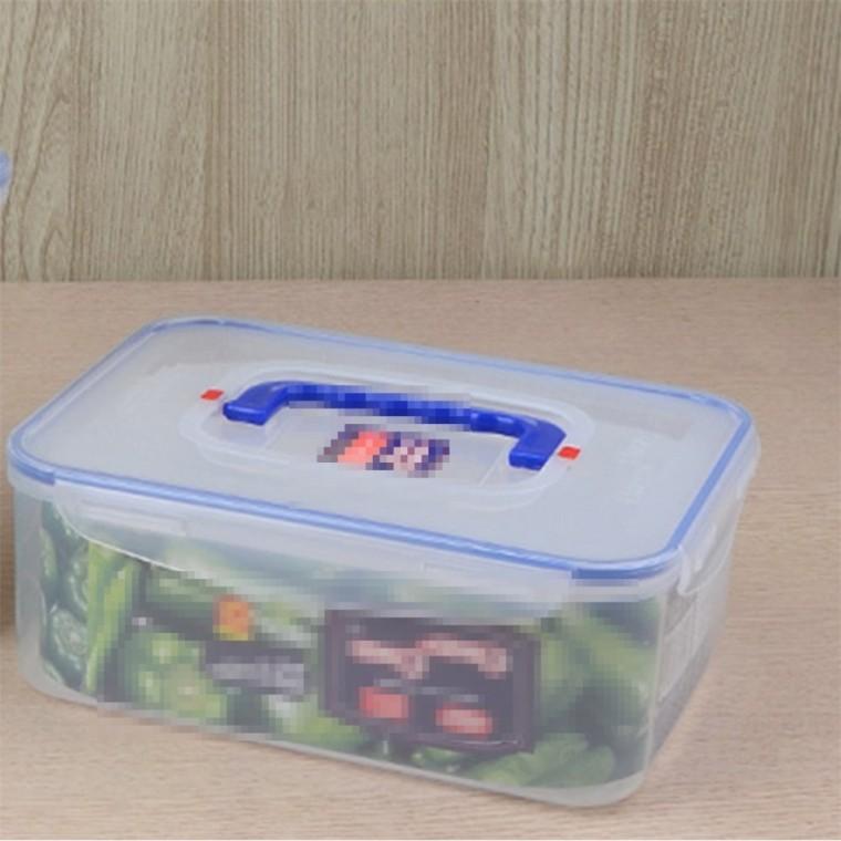 반찬통 손잡이 밀폐용기 3.3/4.7/7L 밀폐통 과일통 간식통