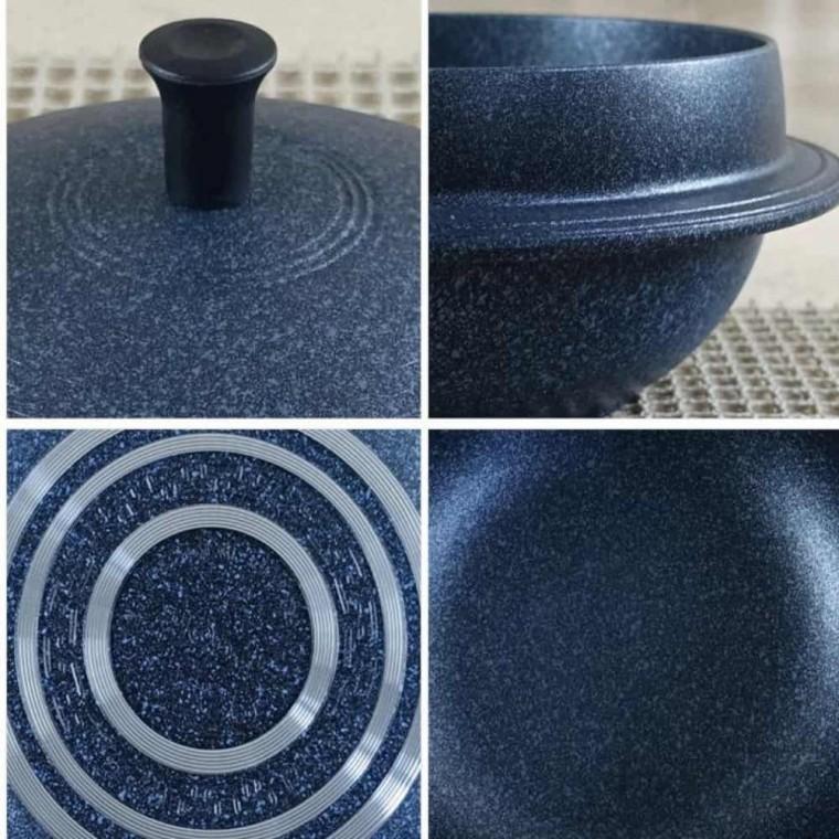 코팅 가마솥(24cm) 업소용가마솥 알루미늄가마솥 찜냄비 알미늄가마솥 식당가마솥 찜가마솥 가마솥찜기 찜