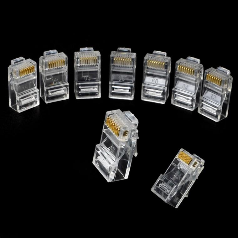 RJ45 플러그 8개입 랜선커플러 인터넷랜케이블 RJ45잭
