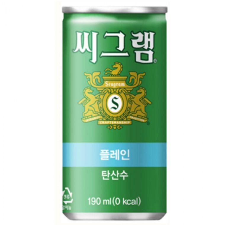 씨그램 플레인 탄산수 190ml 1개 유통기한 2026.10.20