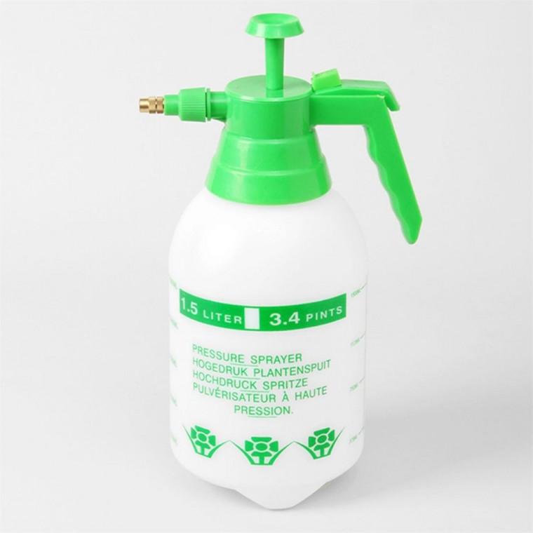 원터치 압축 분무기 1.5L 화이트 중형분무기