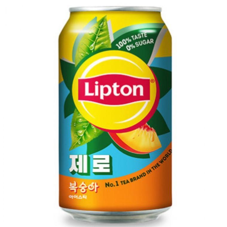 립톤 제로 아이스티 복숭아 355ml 1개 유통기한 2026.10.27